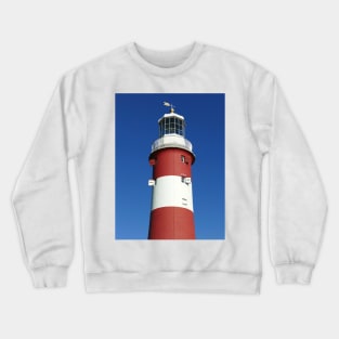 Smeaton's Tower, Plymouth Hoe Crewneck Sweatshirt